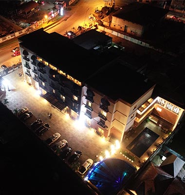 Aerial View — Oak Haven Hotel