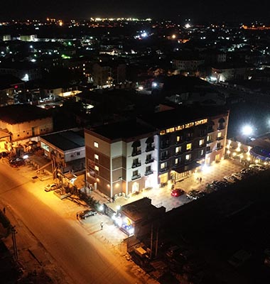 Aerial View — Oak Haven Hotel